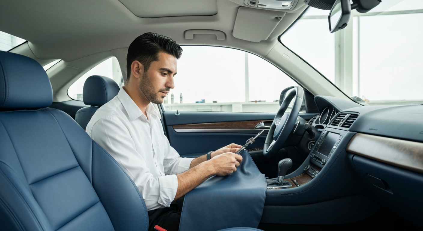 Car Upholstery Abu Dhabi service in Abu Dhabi — GT9 Autocare