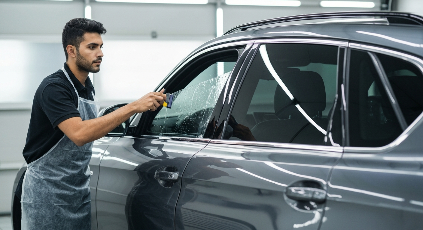 Window Tinting Abu Dhabi service in Abu Dhabi — GT9 Autocare